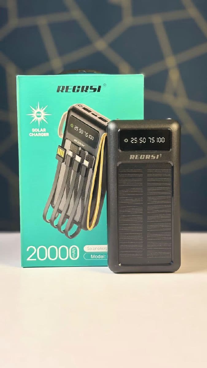 REGRSI Solar Energy Power Bank 20000 mah