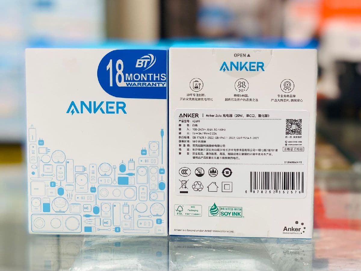 Anker 20w Zolo