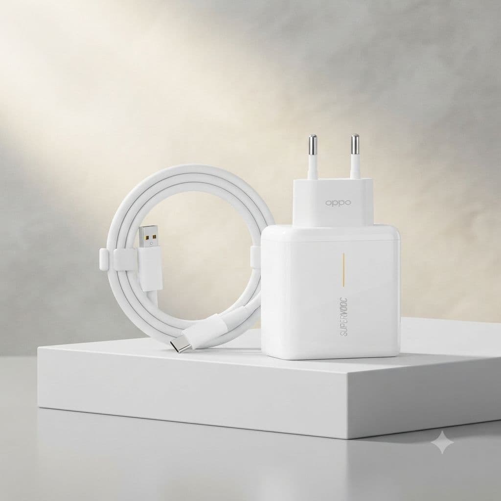Oppo 65W SuperVOOC Power Adapter with Type C Cable