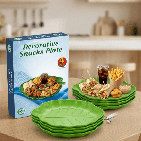 Decorative Leaf.Shaped platee