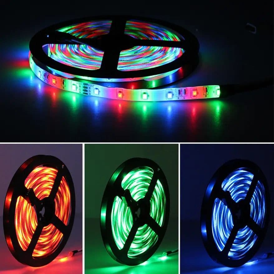 16 Feet Rgb Remote Control Led Strip Lights - RGB Light
