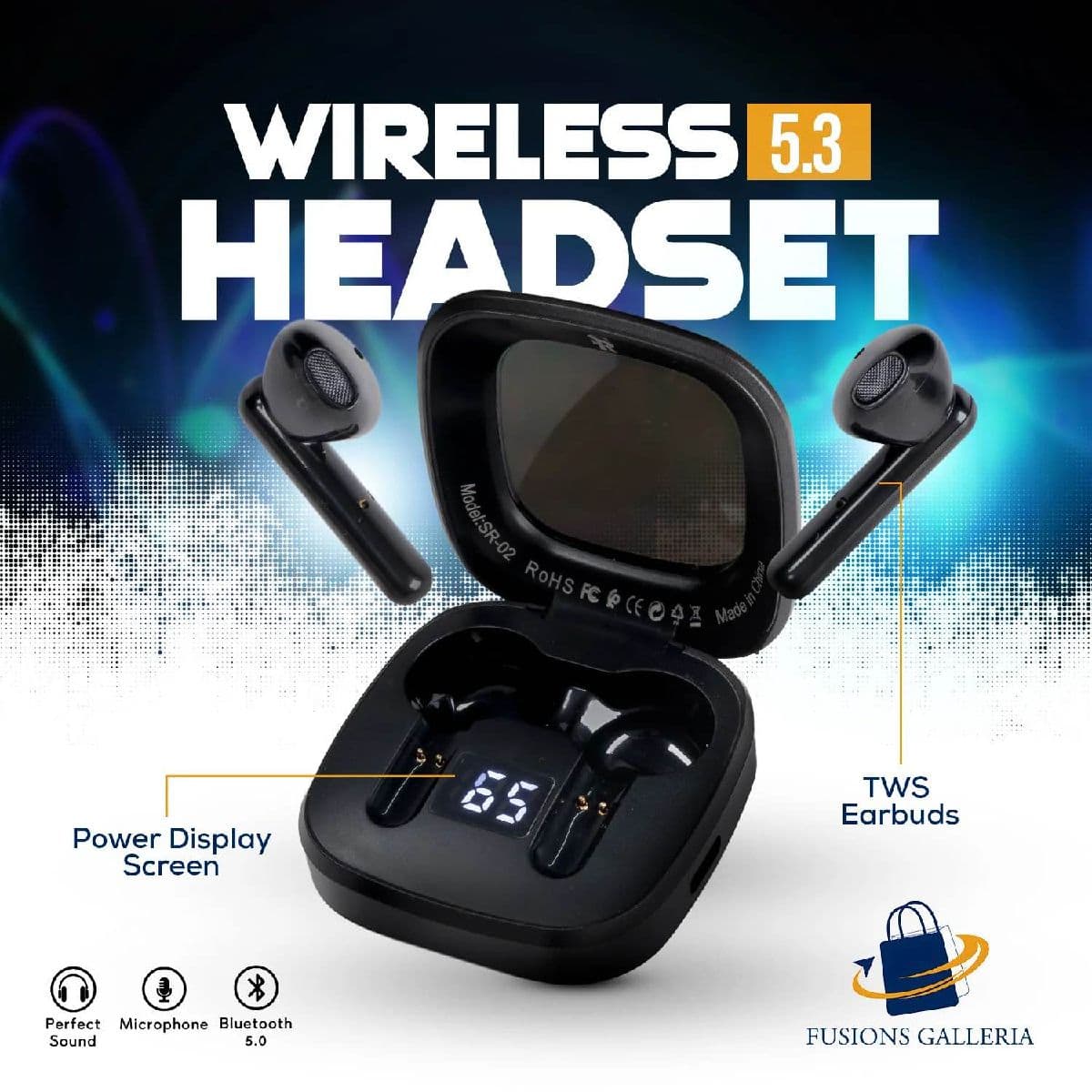 HnB Mini True Wireless Earbuds | HnB মিনি ট্রু ওয়্যারলেস ইয়ারবাডস