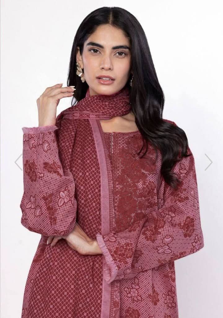 Khaddi Embroidered Lawn Unstitched Three-Piece