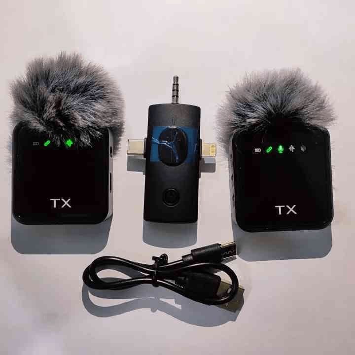 F11-2 Collar Wireless Microphone iPhone/Android & Type C Supported 99% Noise CancellationđąđĨđĨ