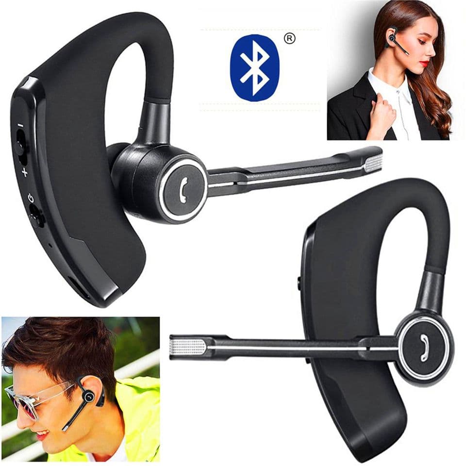 Business Bluetooth Headset Hands-free Call Earpiece with Mic for Cell PhonesđđĨâ