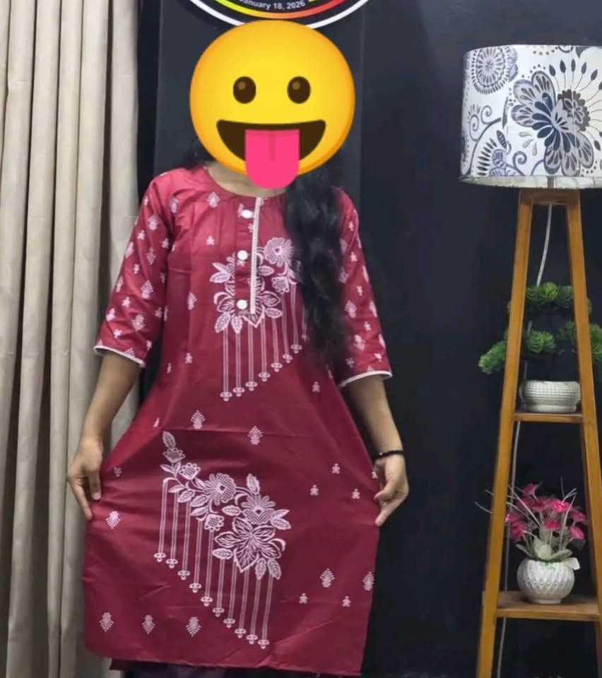 প্রিমিয়াম সুতি কামিজ