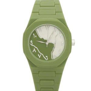 Arabic Dial Premium Marble Finish Ladies Watch with Butterfly Lock