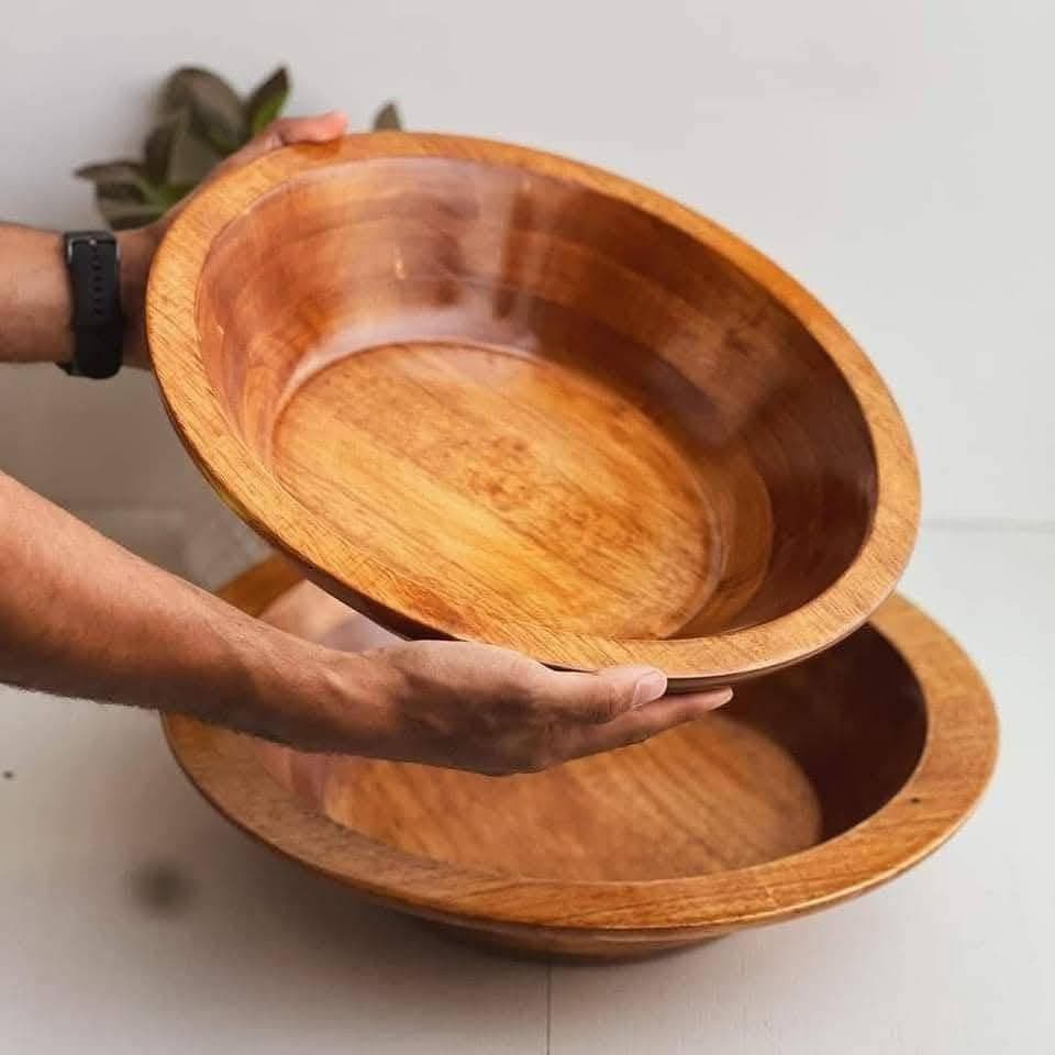 কাঠের তৈরি ভাতের বোল