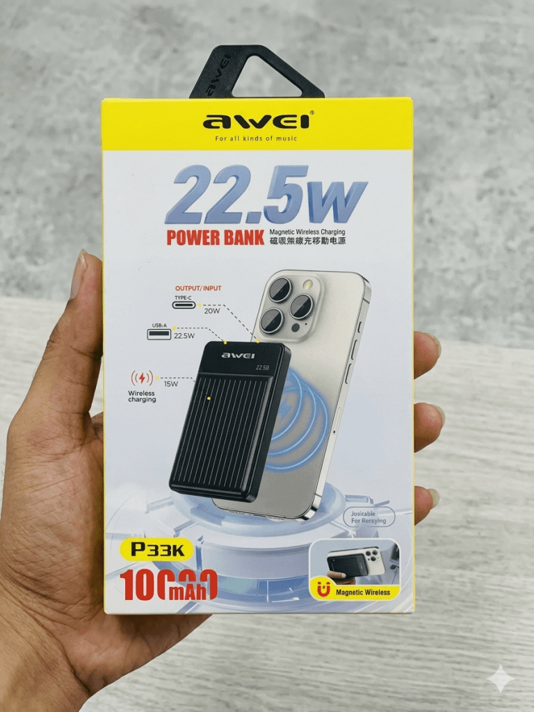 Awei Magnatic P33K 10000mAh 22.5W Fast Charging PowerBank