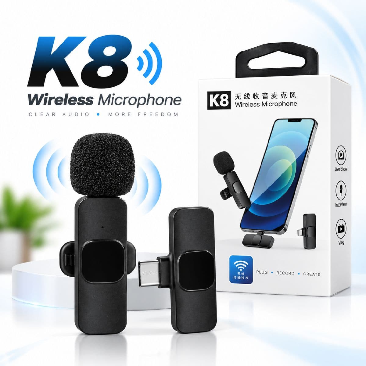 K8 Wireless Microphone
