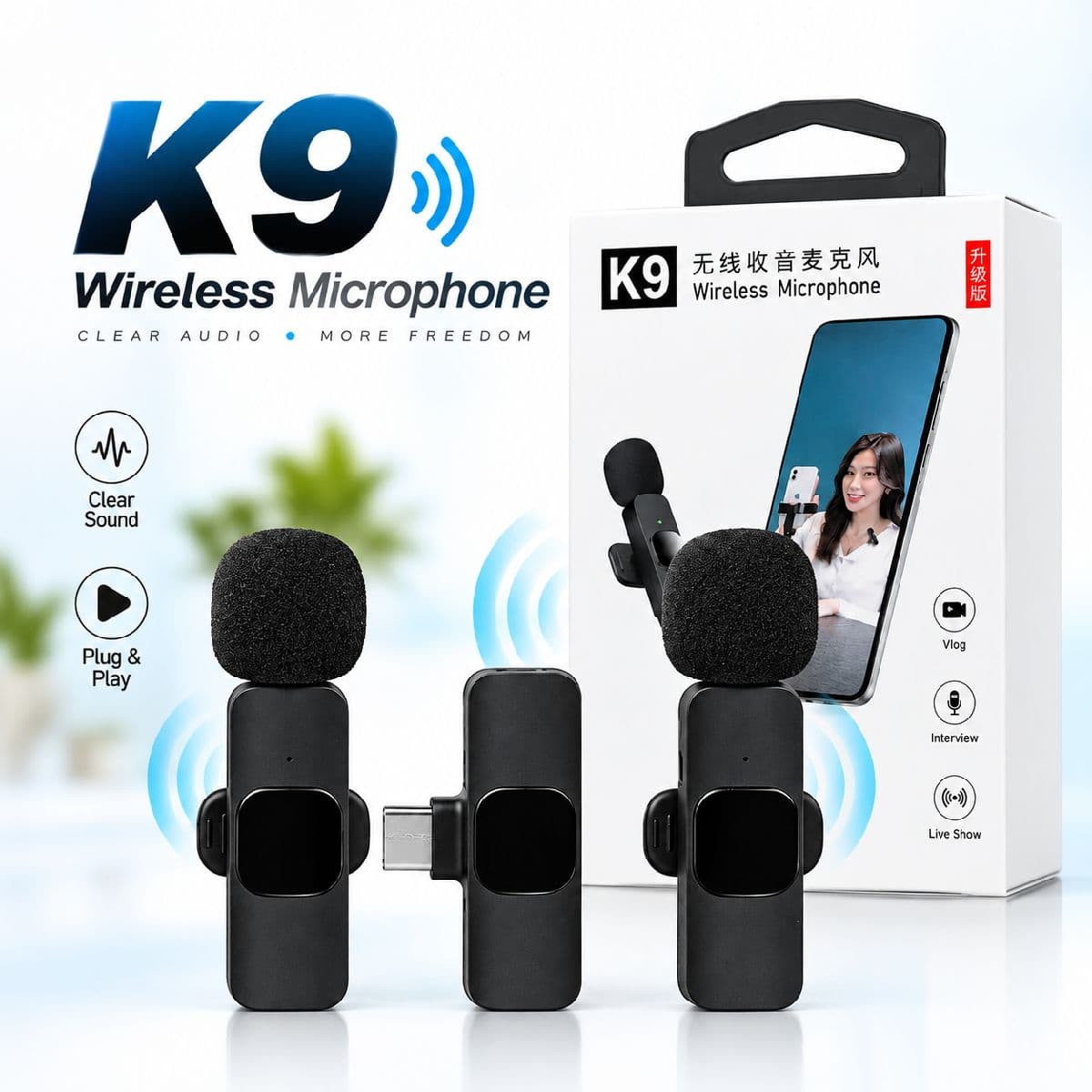 Wireless K9 Microphone